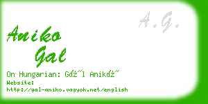 aniko gal business card